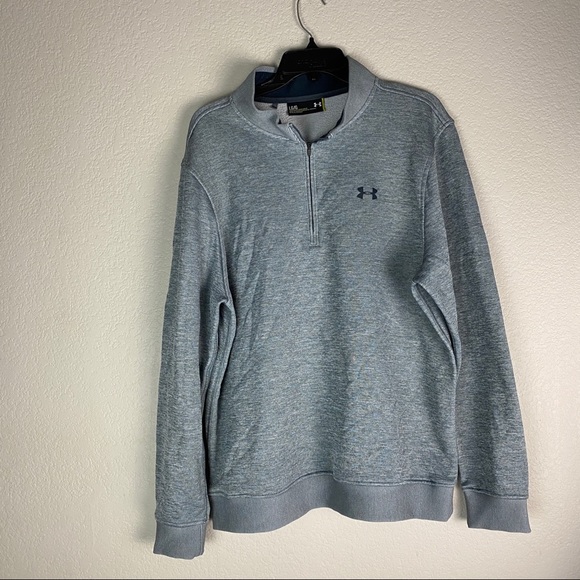 Under Armour Sweater Fleece Pullover Mens Large - Picture 1 of 8
